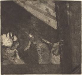 At the Cafe des Ambassadeurs (Edgar Degas) - Muzeo.com