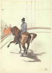 At the Circus: The Spanish Walk (Henri de Toulouse-Lautrec) - Muzeo.com