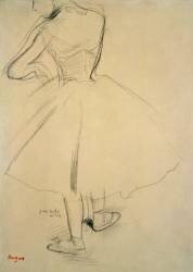 Ballet Dancer from Behind (Edgar Degas) - Muzeo.com