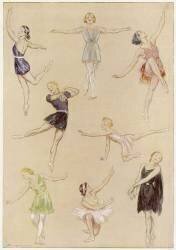Ballet dancers exercising at the French Academie de Musique et de Danse (anonymous) - Muzeo.com