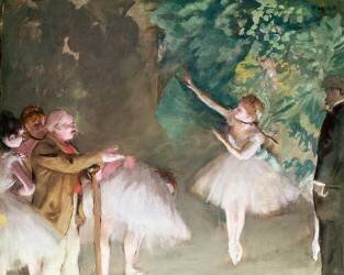 Ballet Practice (Edgar Degas) - Muzeo.com