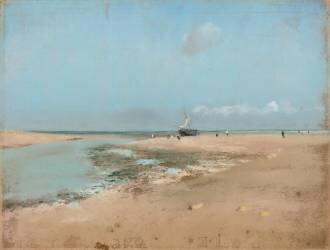 Beach at Low Tide (Edgar Degas) - Muzeo.com