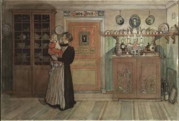 Between Christmas and New Year (Carl Larsson) - Muzeo.com