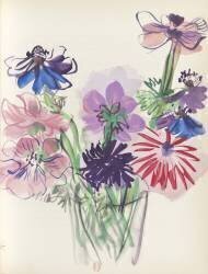 Bouquet of flowers, Pour un herbier, Colette (Raoul Dufy) - Muzeo.com