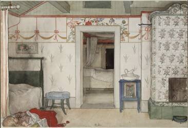Brita's Forty Winks (Carl Larsson) - Muzeo.com