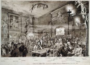 Cabaret du Chat Noir : première des projections d'ombres de 
