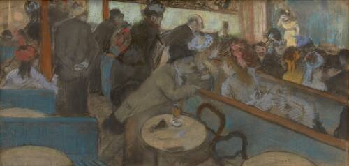 Café-Concert (The Spectators) (Edgar Degas) - Muzeo.com