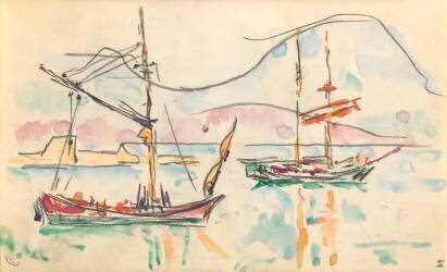 Carnet : La côte Nord de la Corse (Paul Signac) - Muzeo.com