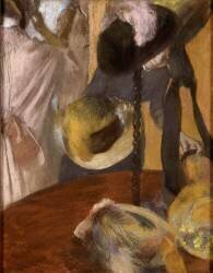 Chez la modiste (Edgar Degas) - Muzeo.com