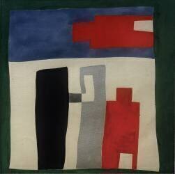 Composition pathétique avec des rectangles (Sophie Taeuber-Arp) - Muzeo.com