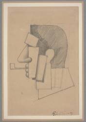Cubist Head (Roger de La Fresnaye) - Muzeo.com