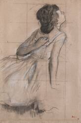 Danseuse se grattant le dos (Edgar Degas) - Muzeo.com