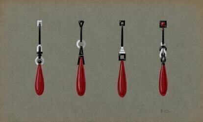 Ears pendants (anonymous) - Muzeo.com