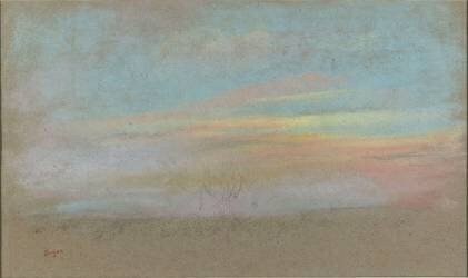 Etude de ciel (Edgar Degas) - Muzeo.com