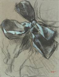 Etude d'un noeud de ruban (Edgar Degas) - Muzeo.com