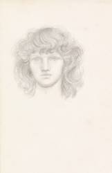 Head of a Girl (Evelyn de Morgan) - Muzeo.com