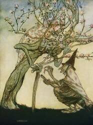 Illustration to the story of 'The Two Sisters' (Arthur Rackham) - Muzeo.com