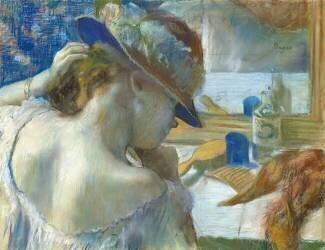 In Front of the Mirror (Edgar Degas) - Muzeo.com