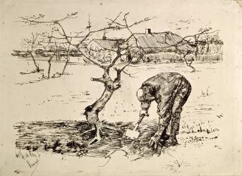 In the Orchard (Vincent van Gogh) - Muzeo.com