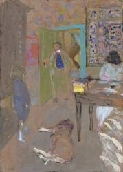 Interior at Saint-Jacut (Edouard Vuillard) - Muzeo.com
