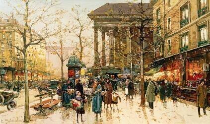 Journée d’automne ensoleillée à Paris (Eugène Galien-Laloue) - Muzeo.com