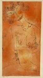 Lady Inclining Her Head (Paul Klee) - Muzeo.com