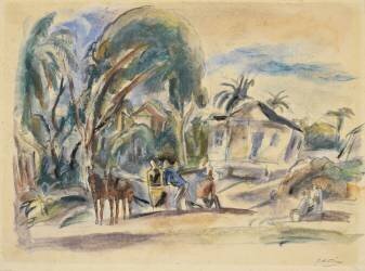 Landscape (Jules Pascin) - Muzeo.com