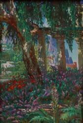 Landscape on Capri: Columns (Melchior Lechter) - Muzeo.com