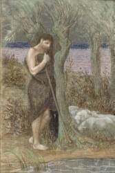 Le berger ou L'orage ou Pâtre gardant ses moutons (Pierre Puvis de Chavannes) - Muzeo.com