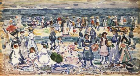 Low Tide (Maurice Brazil Prendergast) - Muzeo.com