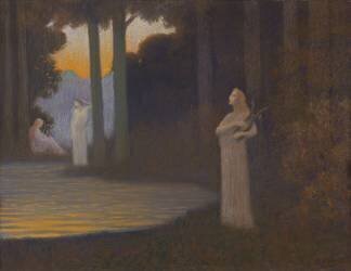 Lyricism in the forest (Alphonse Osbert) - Muzeo.com