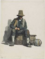 Marchand de poteries (Ernest Hébert) - Muzeo.com