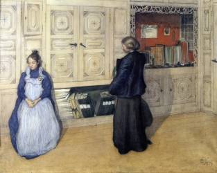 Mother and Child (Carl Larsson) - Muzeo.com
