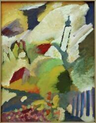 Murnau avec l’église I (Wassily Kandinsky) - Muzeo.com