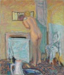 Nude Before the Mirror or Bather (Pierre Bonnard) - Muzeo.com