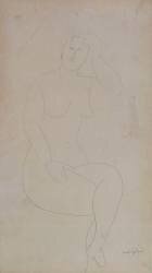 Nude Standing Girl (Amedeo Modigliani) - Muzeo.com