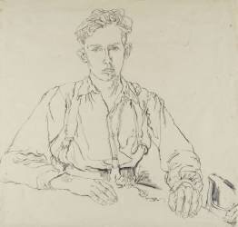 Portrait de jeune homme (André Jordan) - Muzeo.com