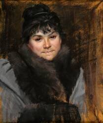 Portrait de madame X dit aussi Portrait de Jeune Femme (Marie Bashkirtseff) - Muzeo.com