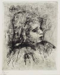 Portrait of Claude Renoir (Auguste Renoir) - Muzeo.com