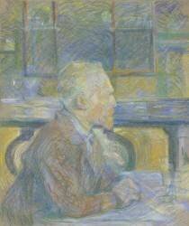 Portrait of Vincent van Gogh (Henri de Toulouse-Lautrec) - Muzeo.com