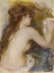 Rear view of a nude woman (Auguste Renoir) - Muzeo.com