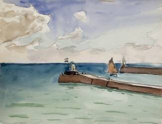 Sables d’Olonne, entrée du Port (Albert Marquet) - Muzeo.com
