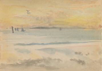 St. Ives : Sunset (James Abbott McNeill Whistler) - Muzeo.com