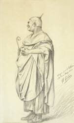 Study for the Two Augurs (Jean-Léon Gérôme) - Muzeo.com