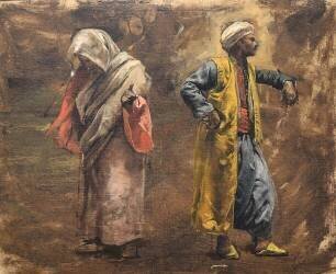 Study of Two Figures (Edwin Lord Weeks) - Muzeo.com