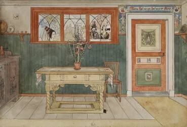 The Dining Room (Carl Larsson) - Muzeo.com
