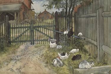The Gate (Carl Larsson) - Muzeo.com
