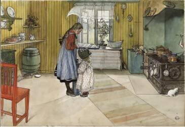 The Kitchen (Carl Larsson) - Muzeo.com