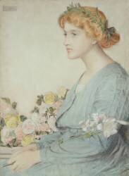 The Laurel Wreath (Frederick Sandys) - Muzeo.com
