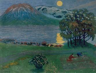 The Moon in May (Nikolai Astrup) - Muzeo.com